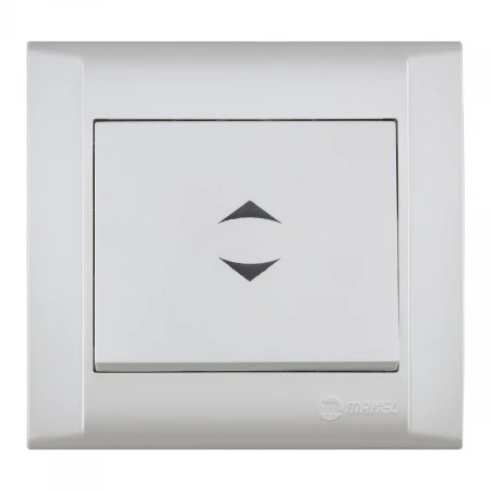Выключатель 1 клав. прох. Makel Defne 42100005