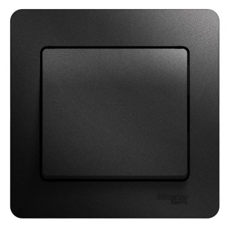 Выключатель одноклавишный Systeme Electric Glossa 10A 250V антрацит GSL000712