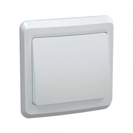Выключатель одноклавишный IEK Vega белый EVV10-K01-10-DM