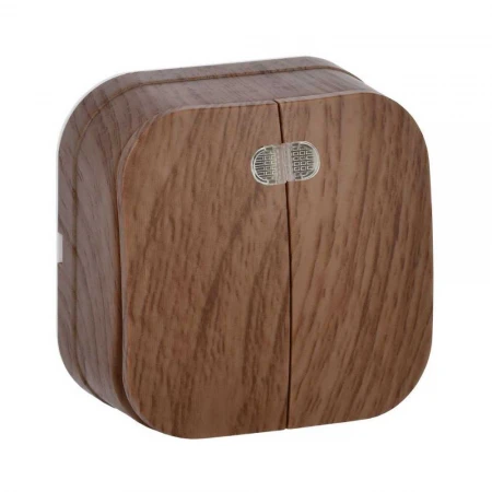 Выключатель двухклавишный IEK Glory дуб EVH21-K24-10