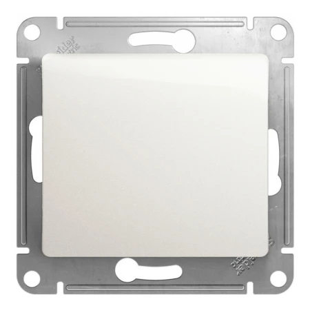 Переключатель одноклавишный перекрестный Systeme Electric Glossa 10A 250V перламутр GSL000671