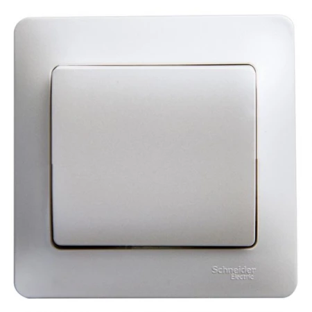 Выключатель одноклавишный Systeme Electric Glossa 10A 250V перламутр GSL000612