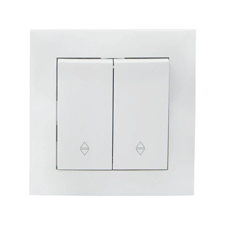 Валенсия выключатель 2-кл. 10А белый проходной EKF PROxima EWV10-027-10