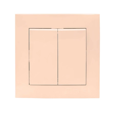 Валенсия выключатель 2-кл. 10А кремовый EKF PROxima EWV10-023-20