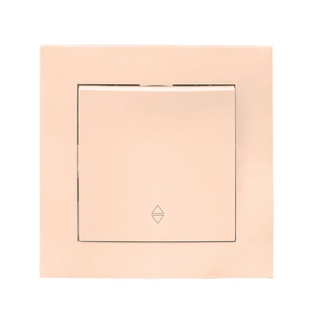 Валенсия выключатель 1-кл. 10А кремовый проходной EKF PROxima EWV10-025-20