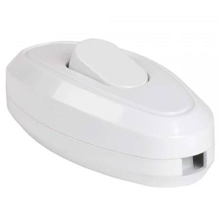 Выключатель 1-клавишный разборный для бра ВБ-01Б белый IEK EVB10-K01-10