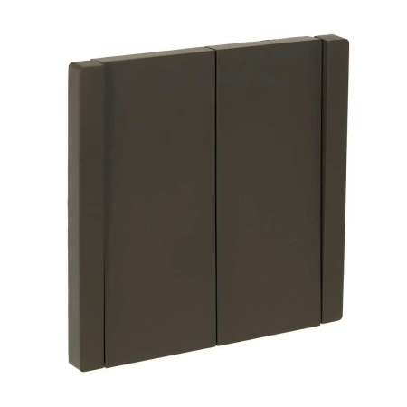 FORTE&PIANO Выключатель 2-клавишный 10А FP305 серый IEK FP-V20-0-10-1-K03