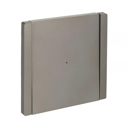 FORTE&PIANO Выключатель 1-клавишный с индикацией 10А FP502 сталь IEK FP-V10-1-10-1-K46