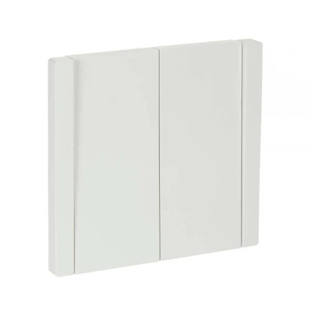 FORTE&PIANO Выключатель 2-клавишный 10А FP205 белый IEK FP-V20-0-10-1-K01