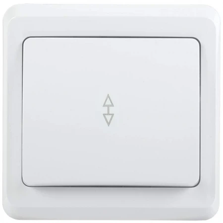 VEGA Выключатель 1-клавишный проходной 10А ВСп10-1-0-ВБ белый IEK EVV12-K01-10-DM