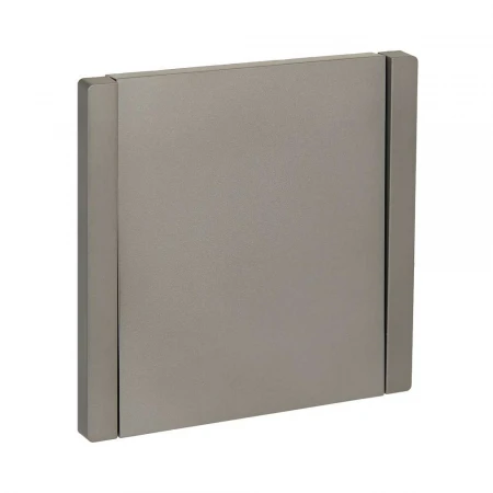 FORTE&PIANO Выключатель 1-клавишный 10А FP501 сталь IEK FP-V10-0-10-1-K46