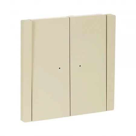 FORTE&PIANO Выключатель 2-клавишный проходной с индикацией 10А FP408 ваниль IEK FP-V22-1-10-1-K10