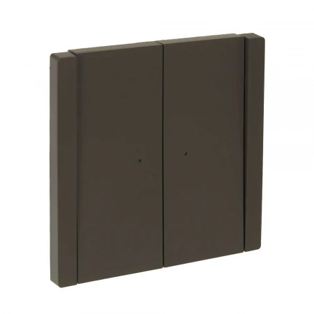 FORTE&PIANO Выключатель 2-клавишный проходной с индикацией 10А FP308 серый IEK FP-V22-1-10-1-K03