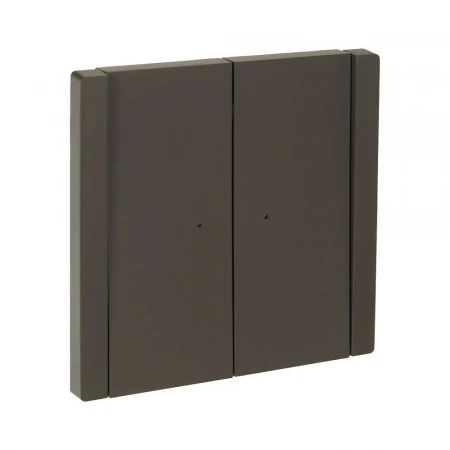 FORTE&PIANO Выключатель 2-клавишный с индикацией 10А FP306 серый IEK FP-V20-1-10-1-K03