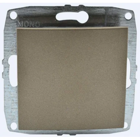 Выключатель Mono Electric Despina/ Larissa одноклавишный бронза 500-002325-100