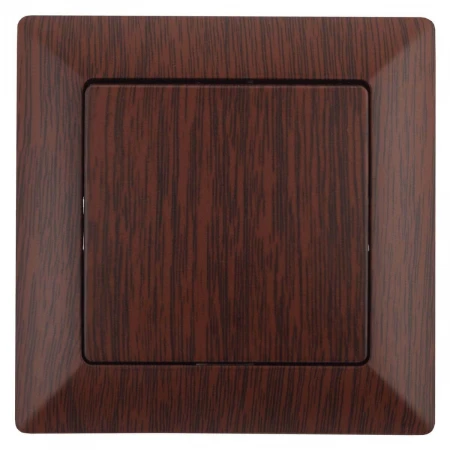 Выключатель одноклавишный ЭРА Intro Solo 10A 250V венге 4-101-10 Б0043268