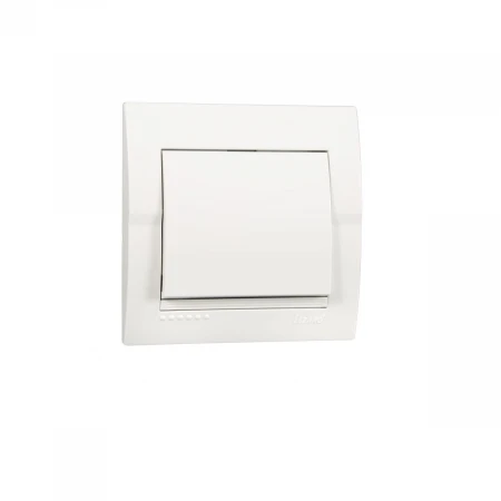 Выключатель Lezard Deriy белый 702-0202-100