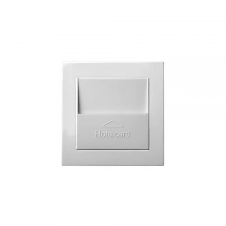 Выключатель карточный Liregus Retro с подсветкой белый 28-0111