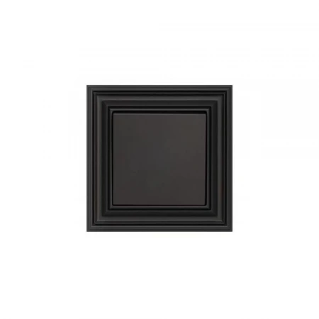 Выключатель одноклавишный Liregus Retro черный матовый 29-202