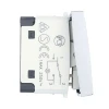 Переключатель LK Studio с двух мест, с индикатором 45х22,5мм (схема 6L) 16 A, 250 B (серебристый металлик) LK45 850403-1