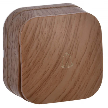 GLORY Выключатель 1-клавишный для открытой установки самовозвратный 10А ВСс20-1-0-ХД дуб IEK EVH14-K24-10