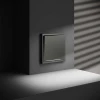 Проходной переключатель встраиваемый Voltum S70 одноклавишный с подсветкой 10А, (титан) VLS010406 Проходной переключатель встраиваемый Voltum S70 одноклавишный с подсветкой 10А, (титан) VLS010406