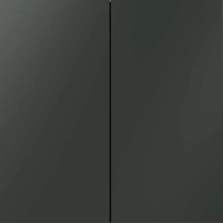 Выключатель с самовозвратом встраиваемый Voltum S70 двухклавишный 10А, (титан) VLS020606