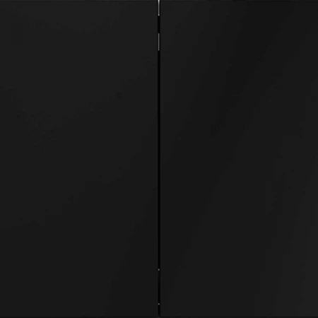 Выключатель с самовозвратом встраиваемый Voltum S70 двухклавишный 10А, (черный матовый) VLS020608