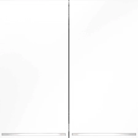 Проходной переключатель встраиваемый Voltum S70 двухклавишный с подсветкой 10А, (белый матовый) VLS020402