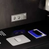 Выключатель встраиваемый Voltum S70 двухклавишный с подсветкой 10А, (шелк) VLS020204 Выключатель встраиваемый Voltum S70 двухклавишный с подсветкой 10А, (шелк) VLS020204