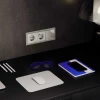 Проходной переключатель встраиваемый Voltum S70 одноклавишный с подсветкой 10А, (шелк) VLS010404 Проходной переключатель встраиваемый Voltum S70 одноклавишный с подсветкой 10А, (шелк) VLS010404