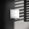 Проходной переключатель встраиваемый Voltum S70 двухклавишный 10А, (белый глянцевый) VLS020301 Проходной переключатель встраиваемый Voltum S70 двухклавишный 10А, (белый глянцевый) VLS020301
