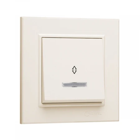 Выключатель проходной с подсветкой Makel Karea 56010025