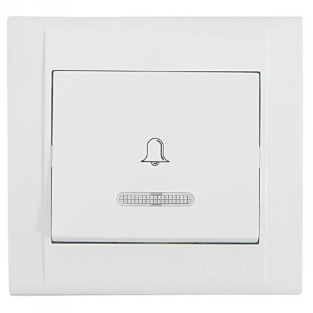 Кнопка звонка с подсв. (12v) Makel Defne 42001085