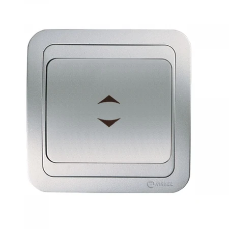 Выключатель 2 клав. прох. Makel Mimoza 26626