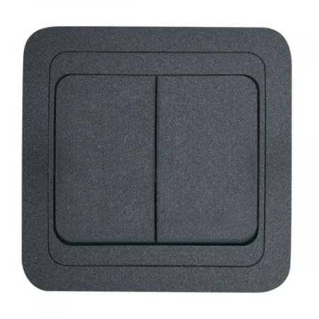 Выключатель 2 клав. Makel Mimoza 23203