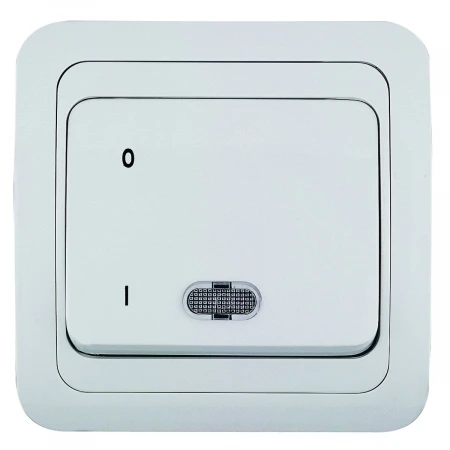 Выключатель 2 фазный 16 а Makel Mimoza 12071