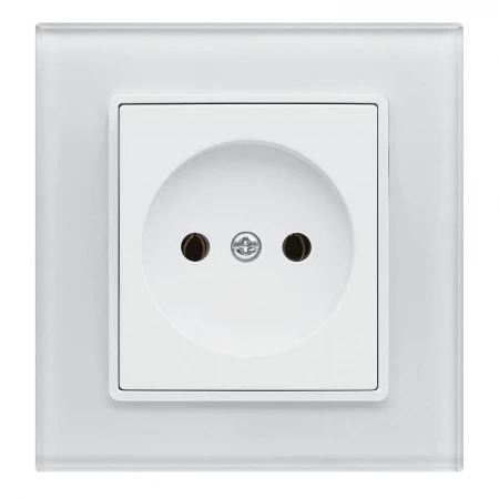 Розетка 2P Vesta-Electric Exclusive White белый FRZ00040002BEL