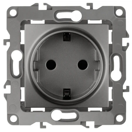 Розетка ЭРА 12 2P E Schuko со шторками 16A 250V 12-2102-12 Б0019323