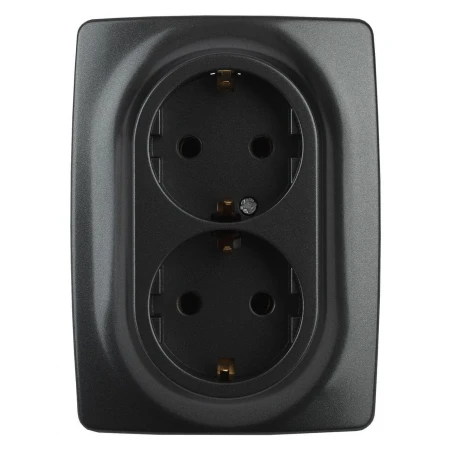 Розетка ЭРА 12 2x2P E Schuko 16A 250V 12-2106-05 Б0031232