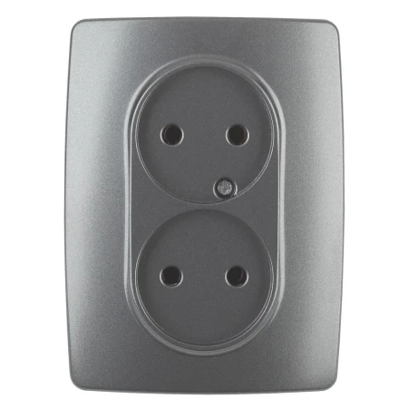 Розетка ЭРА 12 2x2P 16A 250V 12-2107-12 Б0031244