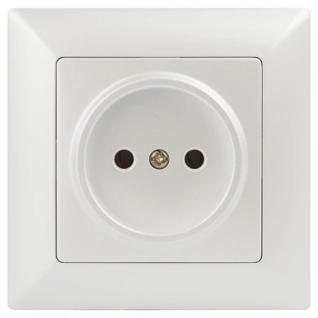 Розетка ЭРА Intro Solo 2P 16A 250V перламутровый 4-201-06 Б0053646