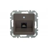 Розетка RJ45 Liregus Retro коричневый омбре 29-035 Розетка RJ45 Liregus Retro коричневый омбре 29-035