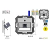 Розетка RJ45 Liregus Retro черный матовый 29-235 Розетка RJ45 Liregus Retro черный матовый 29-235