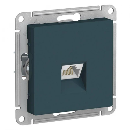 Розетка компьютерная RJ45 Systeme Electric AtlasDesign 5e кат UTP изумруд ATN000883
