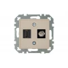 Розетка HDMI/TV Liregus Retro кремовый омбре 29-139 Розетка HDMI/TV Liregus Retro кремовый омбре 29-139