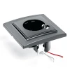 Розетка 2P+PE/USB Stekker Эрна со шторками черный PST16-9011-03 39480 Розетка 2P+PE/USB Stekker Эрна со шторками черный PST16-9011-03 39480