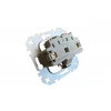 Розетка 2P Liregus Retro со шторками черный матовый 29-225 Розетка 2P Liregus Retro со шторками черный матовый 29-225