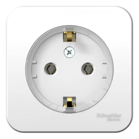 Розетка 2К+З Systeme Electric Blanca 16A 250V белая BLNRA110111