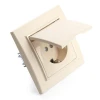 Розетка 2P+PE Stekker Эрна со шторками крышкой слоновая кость PST16-9012-02 39238 Розетка 2P+PE Stekker Эрна со шторками крышкой слоновая кость PST16-9012-02 39238